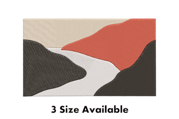 Abstract Mountain River Embroidery Review