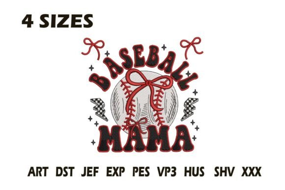 Baseball Mama Retro Embroidery Design Review