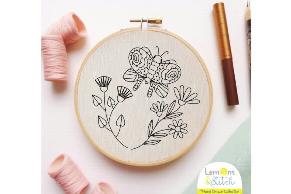 Butterfly Embroidery Wild Flowers Review