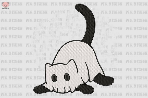 Cat Ghost Halloween Embroidery: A Seller's Review