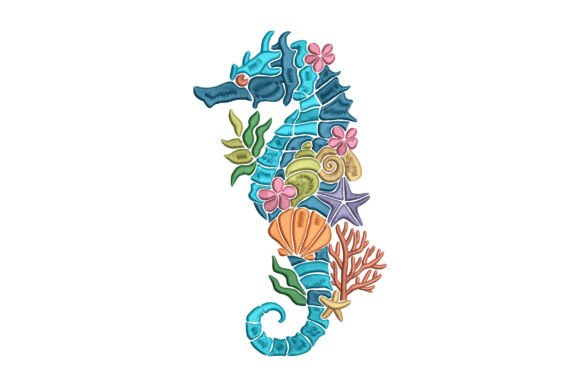 Floral Seahorse Embroidery: A Designer's Review