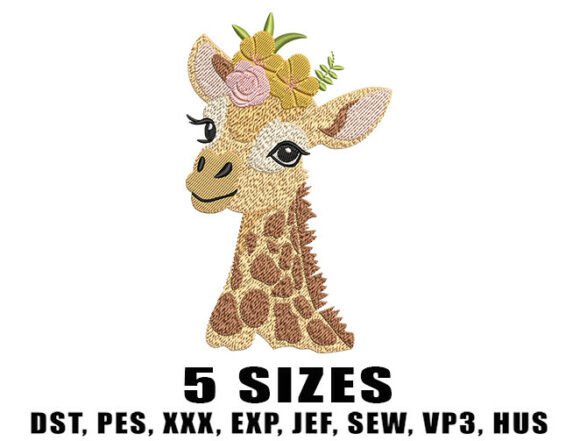 Jungle Giraffe Embroidery Design Review