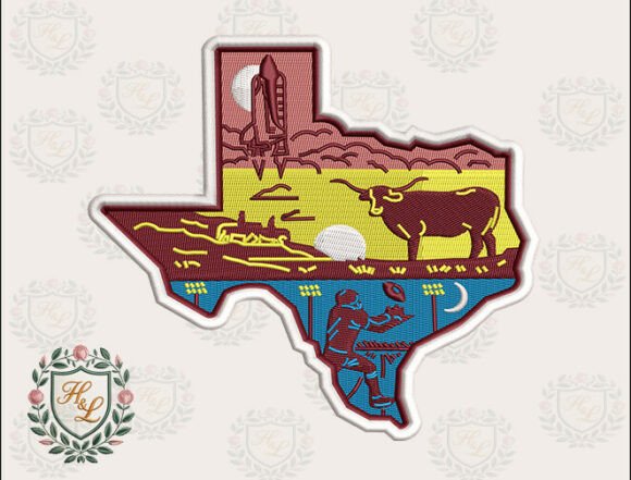 Layers of Texas Embroidery Files Review