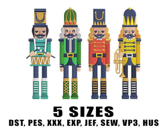 Nutcracker Christmas Embroidery Design Review