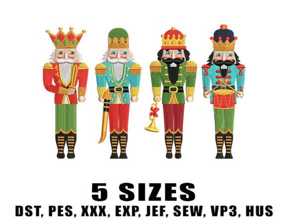 Nutcracker Wooden Toy Embroidery Design Review