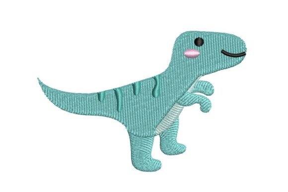 Smiling Velociraptor Embroidery Review