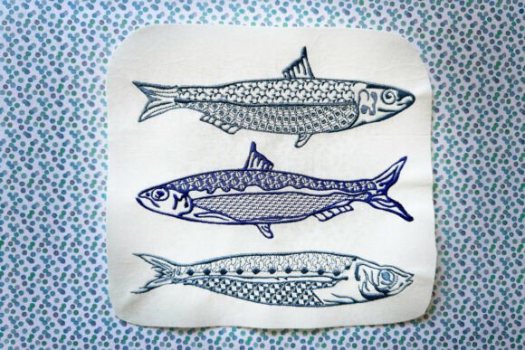 Three Sardine Machine Embroidery Design Review
