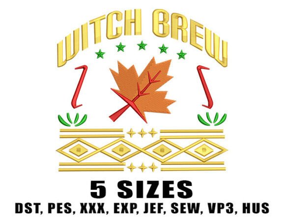 Witch Brew Embroidery Design Review for Seasonal Sellers