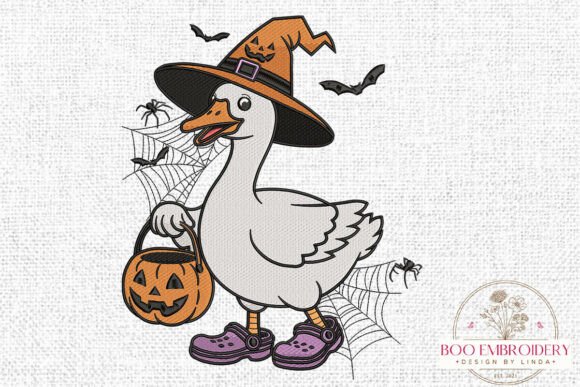 Witch Goose Halloween Embroidery Design Review